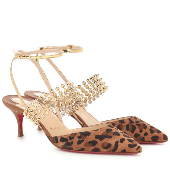 Christian Louboutin Shoes - CHRISTIAN LOUBOUTIN Levita 55 Spiked Pumps…